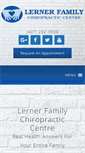 Mobile Screenshot of lernerchiropractic.com